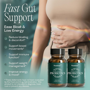 Integratori Alimentari Vegani Biologici all'Ingrosso, Formula Sinergica 3-in-1 di Probiotici e Prebiotici in Capsule per la Salute Intestinale - Product Image 3