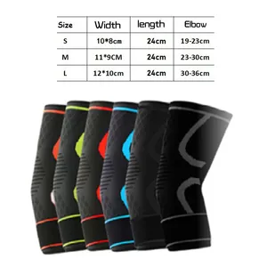 Customized Elastic Gym Sport Elbow Protective Pad Absorb Sweat Nylon Arm <strong>Sleeve</strong> for Basketball - Product Image 2