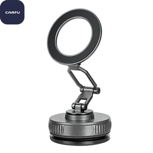Oem Custom 3 Axis Adjustable Magnetic Car Phone Holder Zinc Tpu N52 Strong Magnet Vacuum Suction for Dashboard <b>Desk</b> - Product Image 1