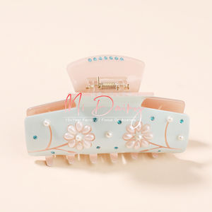 <span class=keywords><strong>Mi</strong></span> daiery – pinces à cheveux en acétate <span class=keywords><strong>de</strong></span> cellulose, perle fleur, <span class=keywords><strong>queue</strong></span> <span class=keywords><strong>de</strong></span> <span class=keywords><strong>cheval</strong></span>, mode <span class=keywords><strong>de</strong></span> montage, pince à cheveux pour femmes, vente en gros, 223413 - Product Image 6