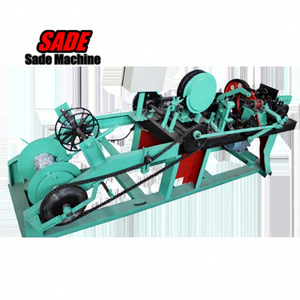 Nuova Macchina Automatica per la Produzione di Filo Spinato con Motore PLC, Bassa Rumorosità, Certificata CE ISO, Marca <span class=keywords><strong>SADE</strong></span>, 120kg/h, 2.2kW - Product Image 1