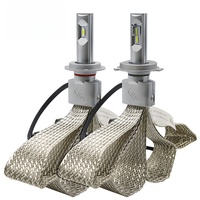 Ampoule de phare LED sans ventilateur de haute qualité 12V CSP Chip Bande de cuivre Dissipation thermique H4 120W 10000 Lumens IP68 Forester Classic