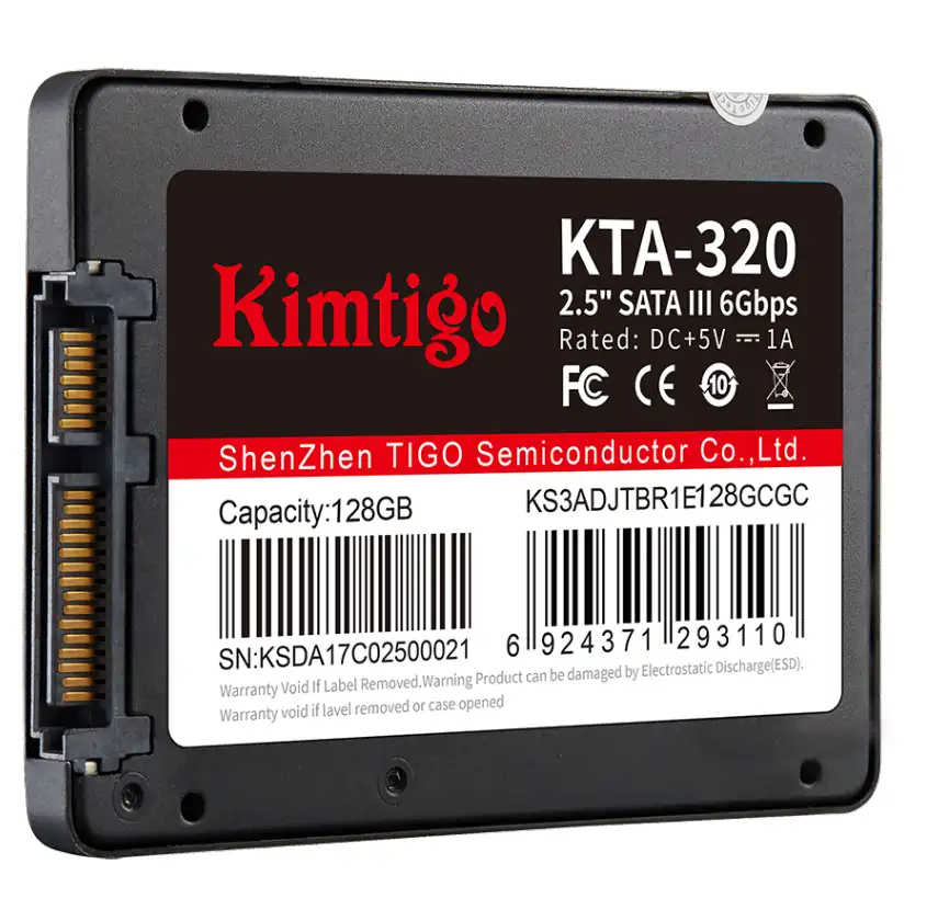 Kimtigo Ssd SATA3 Ssd, Hard Drive Kualitas Asli 2.5 Inci Hd Ssd 128GB 256GB 512GB 1TB untuk Laptop Desktop