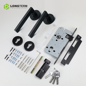 Set di Maniglie per Porte Interne di Lusso, Design Moderno in Oro Spazzolato per Appartamenti e Case - Product Image 5