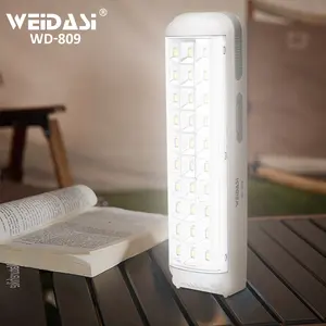 Luz de emergencia portátil de alta potencia, batería recargable, luz led, lámpara de emergencia para uso residencial