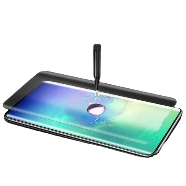 Curved 3D UV Film 9H Tempered Glass Mobile Screen Protector Compatible for Samsung for Google for Xiaomi for Huawei for OnePlus