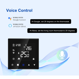 Vente chaude boutons tactiles Thermostat intelligent pour <span class=keywords><strong>radiateur</strong></span> Wifi chauffage par le sol contrôleur de pièce Thermostat de Thermostat de chauffage par le sol - Product Image 5