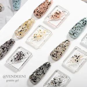 VENDEENI-esmalte para uñas de Gel UV, laca de Gel de granito japonés, marca privada personalizada, muestra gratis