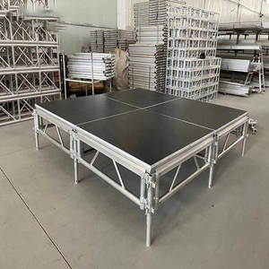 Plataforma de Escenario Portátil Desmontable de Aluminio con 2 Años de Garantía para Bodas, Conciertos y Eventos, Plataforma Modular para Conciertos - Product Image 3