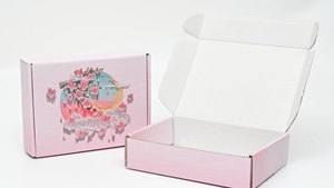 กล่องกระดาษแข็งสีชมพูรูปเครื่องบิน พิมพ์โลโก้แบบปั๊มร้อน สำหรับบรรจุภัณฑ์ของขวัญเครื่องสำอาง ยาทาเล็บ น้ำมัน - Product Image 4