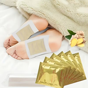 Patchs détoxifiants naturels pour les pieds à l'armoise et au gingembre, avec vinaigre de bambou, pour la relaxation, l'aide au sommeil et le <span class=keywords><strong>bien</strong></span>-être corporel, OEM - Product Image 2