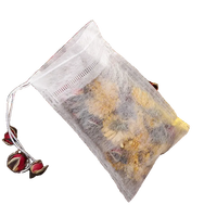 Sac en papier biodégradable en fibre de maïs, neuf, pour fleurs séchées naturelles, tisanes, sachet filtrant PLA