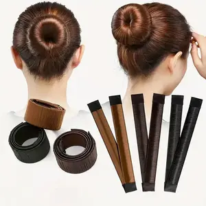 Magici chignon per capelli ciambella francese strumento per lo Styling dei capelli da te crocchia per capelli accessori per donne