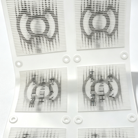 Écussons lenticulaires 3D premium à changement de couleur, étiquettes de logo en silicone avec impression par transfert thermique pour vêtements et accessoires