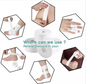 شريط رياضي من البوليستر القطني مطبوع خصيصًا 5 أمتار ضمادة أكسيد الزنك المرنة الخفيفة بعرض 5-10 لعرض شعار حماية الملاكمة مقبول - Product Image 3