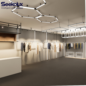 Ce Rohs Chứng Nhận Nhôm Hồ Sơ Tuyến Tính Dẫn Ánh Sáng Trần Mặt Dây Chuyền Đèn Chùm Treo Theo Dõi Ánh Sáng Chức Năng Phát Sáng Ánh Sáng Ceil - Product Image 5