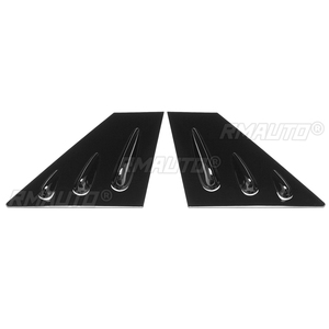 Carbon Fiber Look a Pair Car Front <b>Window</b> Louver Side Vent for Subaru WRX STI 2015 2016 2017 2018 <b>Window</b> Louver Scoop <b>Cover</b> Vent - Product Image 4