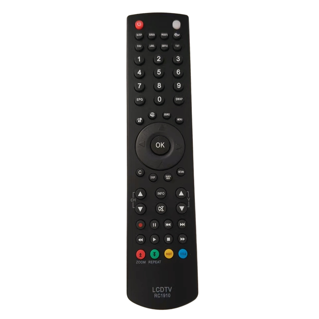 Telefunken RC1910 Replacement Remote Control Fixed Code Boxed-Compatible with Hitachi DLED32167HD and Toshi/ba TV