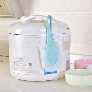 Rice Spoon With Suction Cup Wall Mount Kitchen Spatula Holder Plastic Rice Scoop For Rice Cooker - Product Image 2