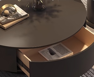 Factory Is In-stock Solid Wood <strong>Marble</strong> <strong>Coffee</strong> <strong>Table</strong> <strong>Set</strong> Is Suitable for Living Rooms and Apartments. - Product Image 5