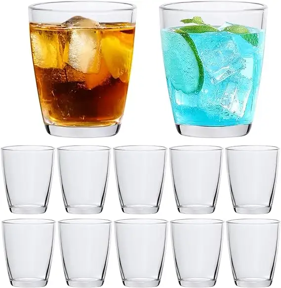 高品質7オンス透明再利用可能な壊れないアクリル飲料用メガネタンブラージュースカッププラスチック製水ガラス