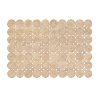 Handmade Irregular Shape Jute Carpet Rugs Natural Shaped Jute Area Rugs Carpets Floor Mats