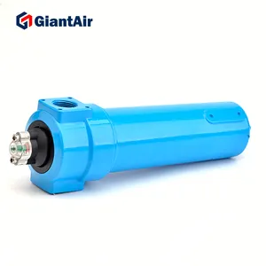 Compressor de ar gigantair, filtro inline de substituição, alta eficiência, preciso, habitação do elemento de filtro