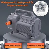 Pompe à diaphragme CAVITT 12V DC avec pistolet à gicleur automatique 75L/min, pompe de transfert de diesel, pompe de pulvérisation agricole pour l'agriculture