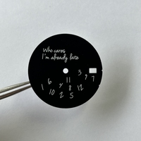 Per Chi Se Ne Frega, Sono Già in Ritardo - Nuovo Quadrante da 29mm con Movimento Meccanico, Accessorio per Orologio con Quadrante Sostitutivo NH35 NH36 per Modifica Orologi