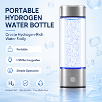 Bouteille Générateur d'Eau Hydrogénée Portable en Gros 1200-1400ppb Rechargeable Technologie SPE PEM pour Boire de l'Eau H2