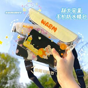 Waterproof Phone Bag Transparent Touchscreen Waist Bag For Swimming Diving Outdoor Water Sports Unisex Adult - Product Image 3