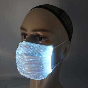 Nuova promozione illuminazione colore ricarica USB Led Light Up Party Mask Rave Led <span class=keywords><strong>maschera</strong></span> di Halloween per Bar - Product Image 2