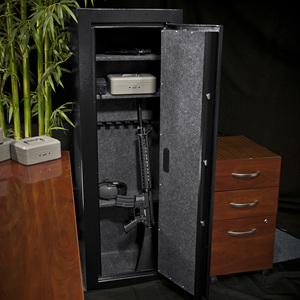 Large Iron <b>Fireproof</b> Safe <b>Box</b> Fingerprint Lock Alarm Heavy Duty Modern Design Home Office Safe <b>for</b> Cash Jewelry <b>Document</b> Storage - Product Image 6