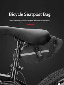 <span class=keywords><strong>Sacoche</strong></span> de selle de vélo de route <span class=keywords><strong>VTT</strong></span> imperméable, réfléchissante, anti-rayures, résistante à l'usure, portable, <span class=keywords><strong>pour</strong></span> le rangement d'outils - Product Image 2