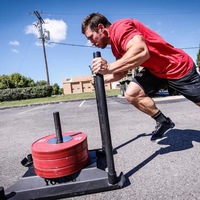 SC Fitness voiture de traîneau push-pull entraînement physique chariot d'entraînement explosif de poids résistance entraînement voiture d'énergie
