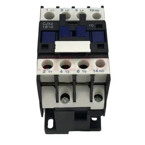 CJX2-1810 Series 18 Amp Magnetic Contactor komponen elektronik tegangan tinggi Dc Contactor