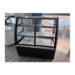 Vitrina Refrigerada para Café, Pastelería y Repostería, con Enfriamiento Dinámico, de Mármol/Vidrio/Acero Inoxidable, 0-10°C, 4 Ruedas, Capacidad de 200L-900L - Product Image 4