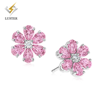 Modis — bijoux luxueux en forme de poire pour femmes, boucles pour le mariage, collier, anneau, or 18k, rose, 10k/14k