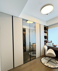 <span class=keywords><strong>Dressing</strong></span> moderne et luxueux avec coiffeuse facile à assembler, personnalisable en taille pour une utilisation en chambre ou en hôtel - Product Image 2