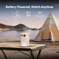 Proyector DLP BYINTEK Magic 1 Max 2026, 1080P 4K, con Licencia de Google TV 11, Enfoque Automático TOF, WiFi 3D, Proyector Inteligente para Cine en Exteriores