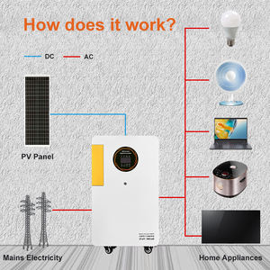 Alishine yüksek verim 3.6kw saf sinüs dalgası DC AC güneş invertörü Off-Grid MPPT ev aletleri - Product Image 4