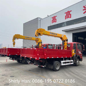 Iyi fiyat HOMAN 4*<span class=keywords><strong>2</strong></span> kargo kamyon vinç ile 3.<span class=keywords><strong>2</strong></span> ton düz/katlanır kollu vinç kamyon - Product Image 6