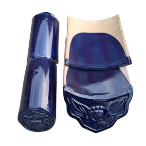 Matériau de toiture tuile émaillée bleu chinois à la porte du Temple du Ciel - Product Image 1