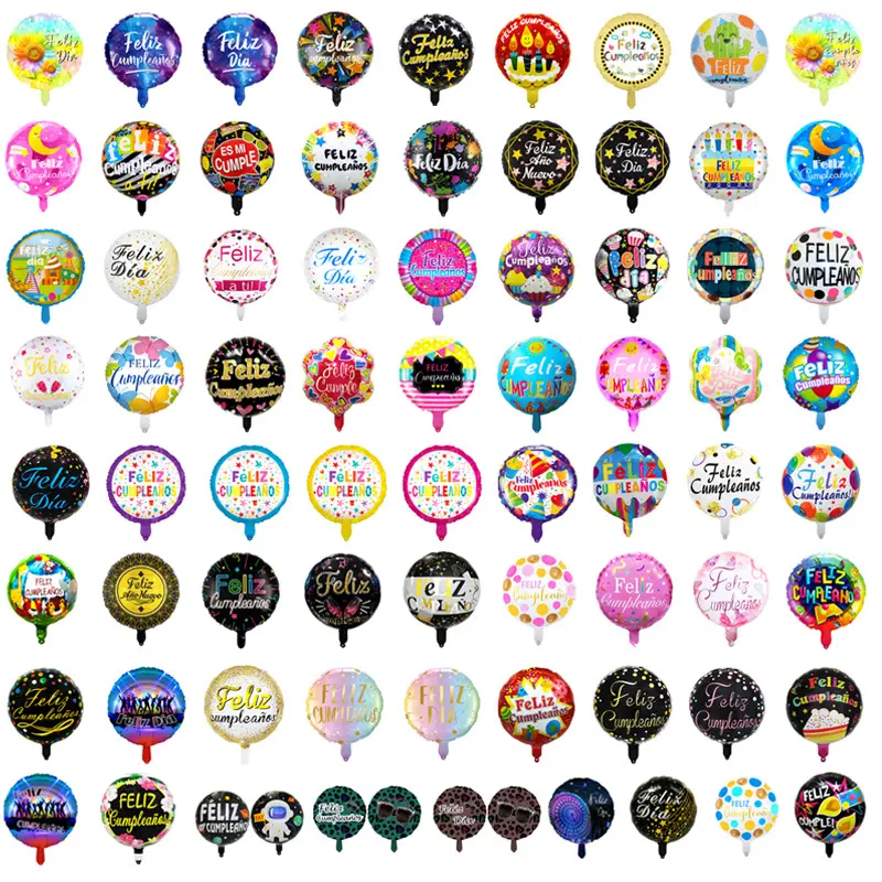 Wholesale 2022 18 Inches Kids Toys Round shape Helium Ballons Globos Different Party Theme Decorations Foil Balloons