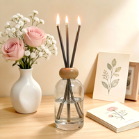Bougies parfumées à combustion longue durée avec huile liquide rechargeable, bougies éternelles, lampe à huile parfumée