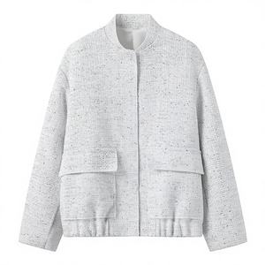 Superventas 2026 Chaqueta Acolchada de Invierno para Mujer, de Punto, con Lentejuelas Verdes y Moradas, Bordada, de Manga Larga, con Cremallera, para Mardi Gras - Product Image 1