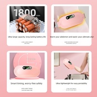 Ceinture chauffante intelligente pour femmes avec affichage numérique, rechargeable, 3 niveaux de chaleur, soulagement des douleurs menstruelles, ceinture chauffante pour le ventre, masseur
