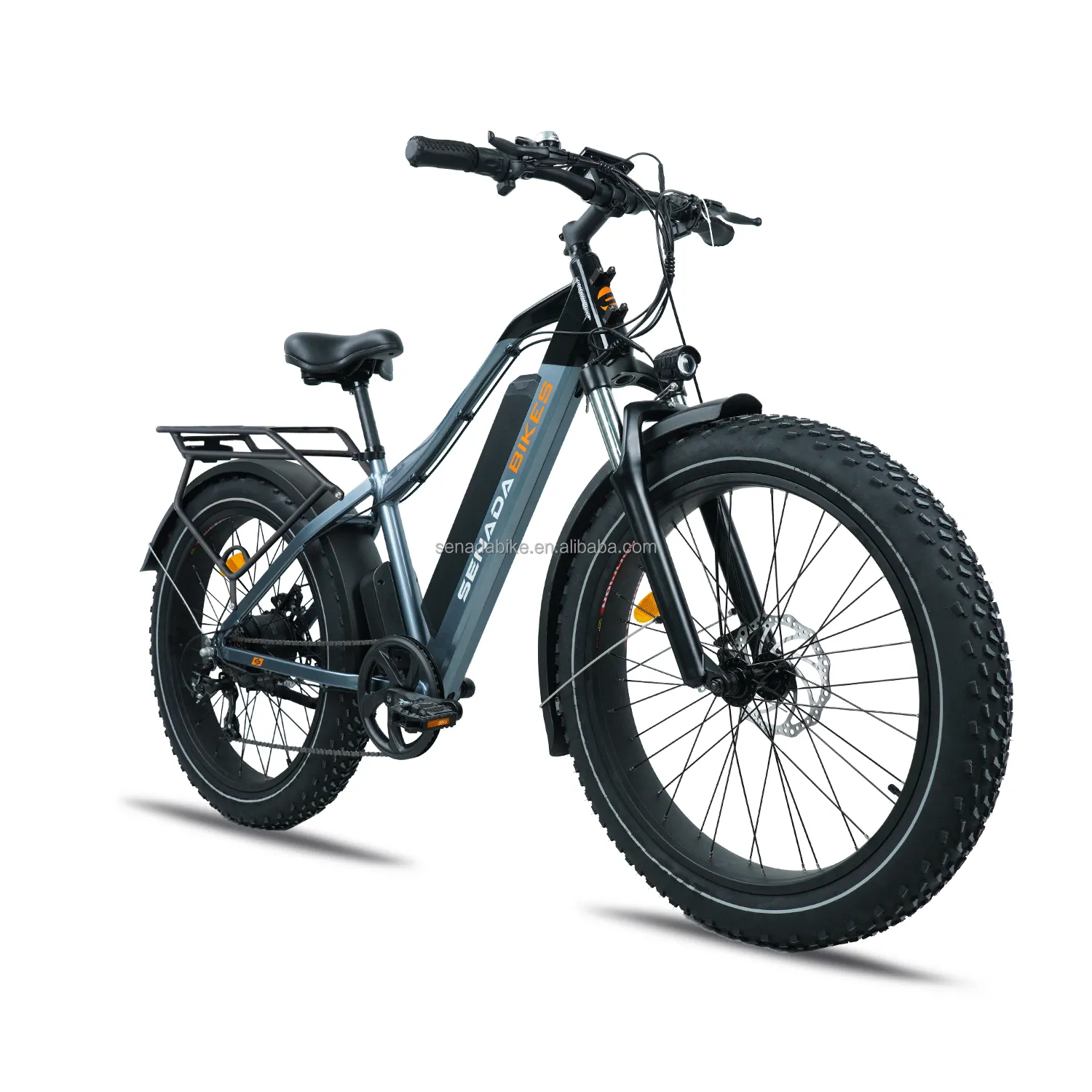 Fat Tire Electric Bicycle for Sale Upgraded 48V 26 Inch 1000W Lithium Battery Rear Hub Motor Aluminum Alloy 7 Speed Disc Brake