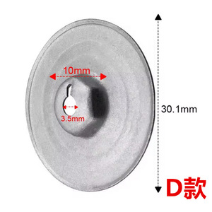 Winning Path Point Plaque d'isolation thermique pour échappement de voiture 51,6 mm en acier inoxydable pour réparation et remplacement Volkswagen Audi - Product Image 3