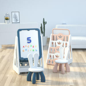 Estantería interior de alta calidad para bebés, caja de almacenamiento de plástico, estante para <span class=keywords><strong>libros</strong></span>, muebles para niños, gabinete de dibujos animados, estantería de almacenamiento de juguetes para niños - Product Image 2